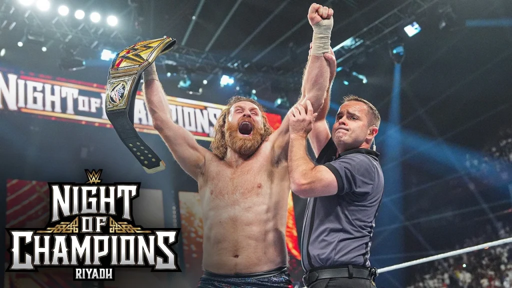 WWE Night of Champions 2026: Roman Reigns के पुराने साथी Sami Zayn ने इतिहास रचकर सभी को चौंकाया, जानिए कौन बना King & Queen of the Ring